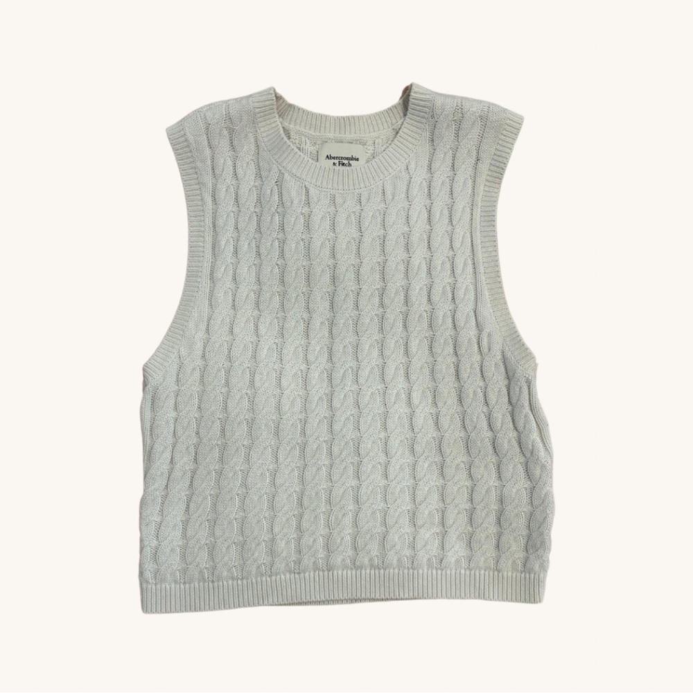 Abercrombie Cable Knit Sweater Vest